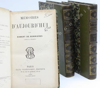 Mémoires d'aujourd'hui. Première [deuxième et troisième] série. 
