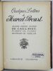 Quelques lettres de Marcel Proust à Jeanne-Simone-Gaston de Cavaillet, Robert de Flers, Bertrand de Fénelon.. PROUST (Marcel).