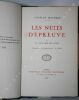 Les nuits d'épreuve et Mémoires de l'État. Chronique du bombardement de Paris. . MAURRAS (Ch.). 