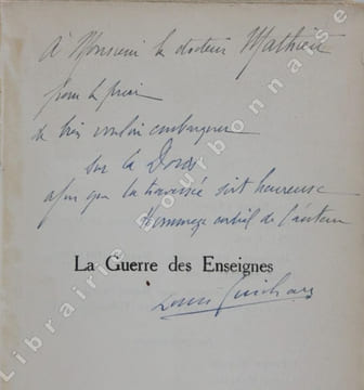 La guerre des Enseignes.. GUICHARD (Louis).