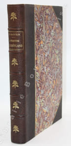 A travers le Grönland. Ouvrage traduit du norvégien par Charles Rabot et contenant 170 gravures et 1 carte en couleurs. 