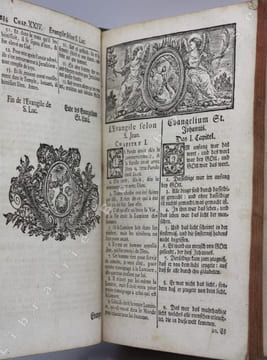 Le Nouveau Testament suivant la traduction des Mrs. de Beausobre & Lenfant.  Très-salutaire, & en même tems instructif pour ceux qui veulent s'exercer ...