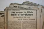 Une saison à Néris avant la Révolution : Melle de Maimac aux eaux.. PIQUAND (Georges).