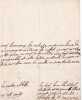 Lettre autographe signée, datée de Saint-Menoux le 14 août [vers 1700].. SAINT-MENOUX  Abbesse Antoinette DE LA CHAISE DAIX. 