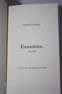 Exutoires. Recueil.