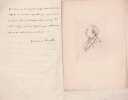 LETTRE AUTOGRAPHE SIGNÉE. . BANVILLE (Théodore de).