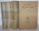 Chroniques de Louis XII par Jean d'Auton. Edition publiée pour la Société de l'Histoire de France par R. de Maulde La Clavière. [Tomes 1, à 4 ...