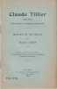 Claude Tillier (1801-1844). Pamphlétaire et romancier clamecycois. Notice et extraits.. GERIN (Marius).