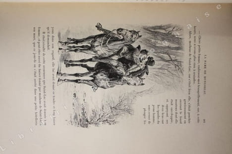 La Dame de Monsoreau. Dessins de Maurice Leloir.. DUMAS (Alexandre)  [LELOIR (Maurice)].