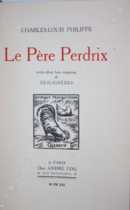 Le Père Perdrix. Trente deux bois originaux de DESLIGNERES.
