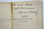 L'offre de paix séparée de l'Autriche 5 décembre 1916-12 octobre 1917. Avec deux lettres autographes de l'empereur Charles et une note autographe du ...