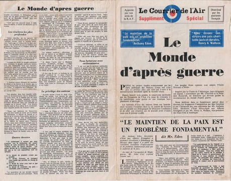 Le courrier de l'air. Supplément spécial. . LE COURRIER DE L'AIR