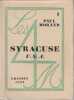 Syracuse U. S. A.. MORAND (Paul).