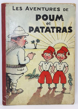 Les aventures de Poum et Patatras. Poum et Patatras en Afrique. . BAILLE HACHE.