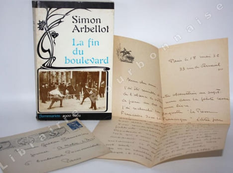 La fin du boulevard.. ARBELLOT (Simon).