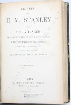 Lettres de A. E. Nordenskiold racontant la découverte du Passage du Nord-Est du Pôle Nord. 1878-1879. Avec une préface de Baubrée. [Relié à la suite] ...