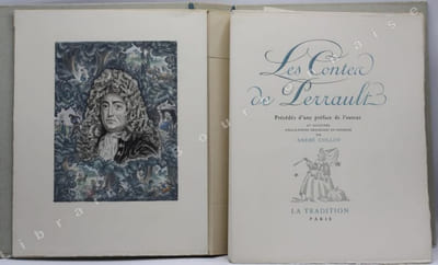 Les Contes de Perrault. Précédés d'une préface de l'auteur et illustrés d'eaux-fortes originales en couleurs par André Collot.