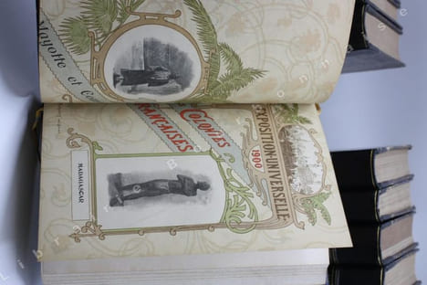 Les colonies françaises. [23 tomes].  . [Exposition universelle de 1900. Les colonies françaises]. 