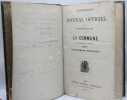 Réimpression du Journal officiel de la République française sous la Commune, du 19 mars au 24 mai 1871. Première Édition.. [COMMUNE DE PARIS].