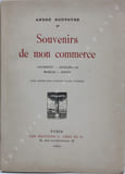 Souvenirs de mon commerce. Gourmo.... ROUVEYRE (Andr&eacute;).