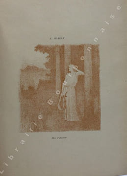 Pèlerinage vers l'Automne. Légende moderne. Commentaire de Jean Dolent. Dessin hors-texte par Alphonse OSBERT.. DEGRON (Henri) - [OSBERT (Alphonse)].