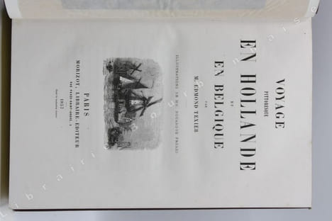 Voyage pittoresque en Hollande et en Belgique. Illustrations de MM. Rouargue Frères. . TEXIER (Edmond). 