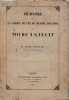 Mémoire sur le chemin de fer de grande jonction de Tours à Gannat par Loches, Châteauroux, Montluçon, Commentry, Gannat. . MAUGUIN (Jules).