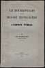 Le Bourbonnais sous la Seconde Restauration. L'esprit public.. BOISSONNET (Jean-Baptiste).