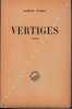 Vertiges. . PARAZ (Albert).