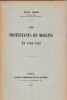 Les Protestants de Moulins en 1561 - 1562.. BAER (Paul).