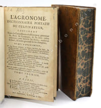 Lagronome. Dictionnaire portatif du cultivateur, contenant toutes les connaissances nécessaires pour gouverner les biens de Campagne, & les faire valoir utilement ; pour soutenir les droits, conserver la santé et rendre gracieuse la vie champêtre.
