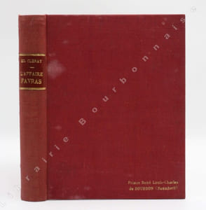 Laffaire Favras (1789-90) daprès des documents inédits. Préface de M. Louis Barthou de lAcadémie française.