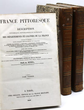 France Pittoresque ou Description pittoresque, topographique et statistique des départements et colonies de la France [...].. HUGO (Abel).