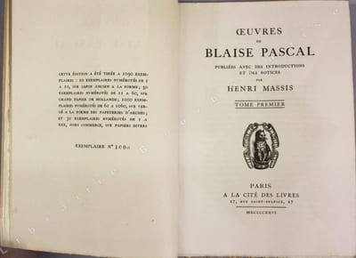 La vie héroïque de Blaise Pascal.