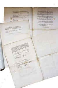 Déclaration de montant de l'imposition de la Taille reposant sur la paroisse de La Trinitat (Trinité) dépendant du bureau de Mauriac, Arrondissement de Saint-Flour, Cantal, pour l'année 1778. [Idem] pour la Capitation et impositions extraordinaires pour 1778. [Idem] Second brevet de la Taille 1778.