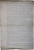Vente de la terre et seigneurie de Beauvoir. . [BEAUVOIR - ECHASSIERES]. 