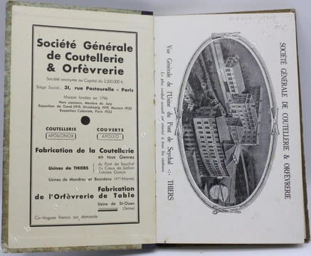 Thiers industriel & commercial. Thiers pittoresque & touristique. Répertoire de la coutellerie thiernoise, la capitale de la coutellerie. . [THIERS - ...