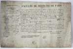 Certificat de capacit&eacute; d&eacute;livr&eacute; &agrave; Mlle CROIZIER J&eacute;ronyme Genevi&egrave;ve, demeurant &agrave; Saint-G&eacute;rand [Le-Puy]. Allier, le 23 juin 1836.. [CERTIFICAT DE ...