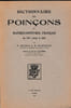 Dictionnaire des poin&ccedil;ons de Ma&icirc;tres-orf&egrave;vres fran&ccedil;ais du XIVe  si&egrave;cle &agrave; 1838.. BEUQUE (E.) - FRAPSAUCE (M.).