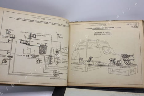 Dictionnaire de réparations Traction Avant 4 Cyl. 1947. . [CITROEN - TRACTION AVANT 4 Cyl.].