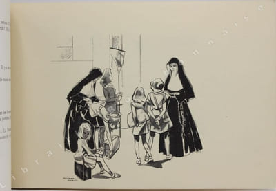 La Route de Rome. 4. Mai 1947. Aquarelles et croquis de Manon Iessel.
