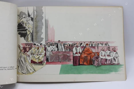 La Route de Rome. 4. Mai 1947. Aquarelles et croquis de Manon Iessel.. IESSEL (Manon).