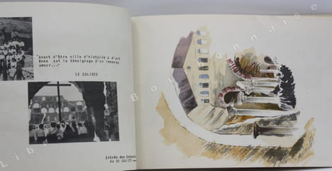 La Route de Rome. 4. Mai 1947. Aquarelles et croquis de Manon Iessel.. IESSEL (Manon).