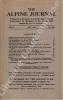 The Alpine Journal  vol . L1. May 1939. N° 258.. 
