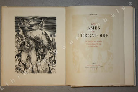 Les Ames du Purgatoire. Gravures au burin et ornements de Guezennec.. MERIMEE (Prosper) - [GUEZENNEC (Lucien)].