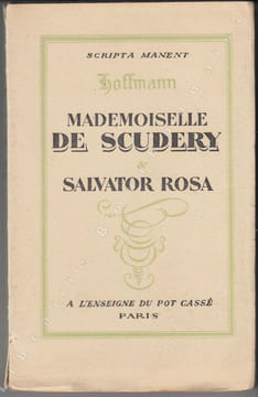 Mademoiselle de Scudery & Salvator Rosa.. HOFFMANN.