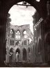 Vue de l'abside de la cathédrale Saint-Etienne de nevers après le bombardement du 16 juillet 1944. . [NEVERS] - AGENCE TRAMPUS.