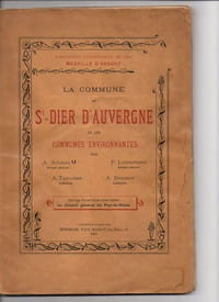 La commune de Saint-Dier d'Auvergne et les communes environnantes.
