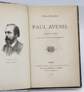 Chansons. Quatrième édition ornée d'une eau-forte de Guillaumot fils.