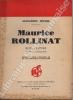 Maurice Rollinat. Son oeuvre. . [ROLLINAT (Maurice)] - ZEVAES (Alexandre).